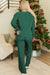 Evergreen JOLLY Corded Long Sleeve Top and Pockets Pants Set