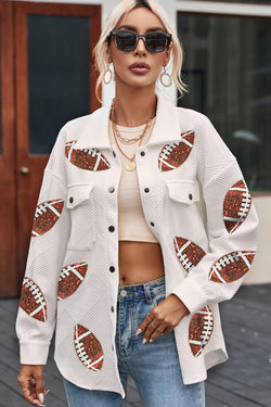 Beige Bubble Gum Texture Rugby Rugby Football Backet