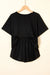 Scept di skort in vita neri da 2 pcs a 2 pezzi