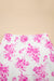 Sky Blue Boho Floral High Bruffer Maxi Skirt
