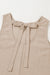Ashleigh Blue Knot Sbope Back Ruffle Hem Mini Mini Vestido