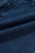 Sail Blue Shorts de jean de la taille haute de l'ourlet feston