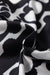 Black abstract Dot Flower Print Tank Toque