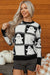 Magione di spalla a scacchi di Halloween Black Halloween