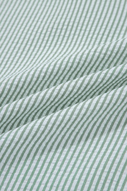 Sky Stripe Stripe Patchwork Crew Neck Topt