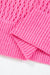 Sachet rosa decoração de arco doce e malhado de malha de malha de ombro