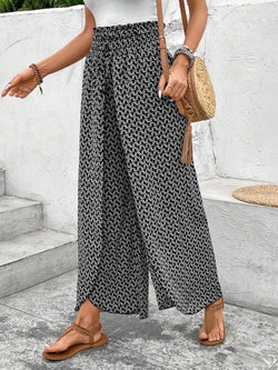 Black Bohemian Print Pantal
