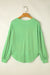 Top a strisce a strisce a strisce color blocco verde chiaro