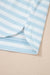 Set di maglietta ampia con collo a contrasto a righe rosa e pantaloncini con coulisse