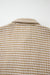 Pink Houndstooth Color Contrast Textured Patchwork Loose Shacket
