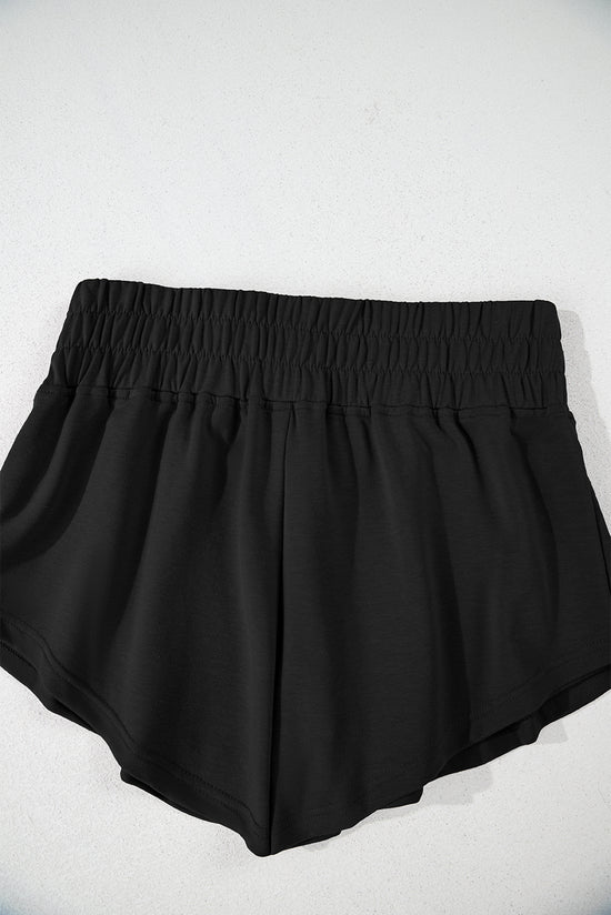 Scept di skort in vita neri da 2 pcs a 2 pezzi