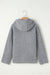Pale Khaki Fleece zip up up cordon de casse-cordon