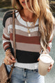 Camel Classic redond round colorblock mick suéter