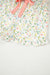 Floral Print Contrast Pipping Short Pajamas Set