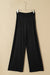 Pantalon détendu à la taille de la taille nouée nouée