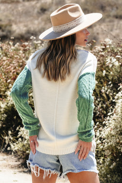 Vineyard Green Coloterblock tascabile tascabile goccia con spalla