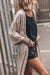 Apricot Sequin 3/4 manga abierta placa frontal kimono