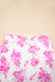 Sky Blue Boho Floral High Bruffer Maxi Skirt