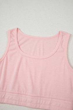Gray 3 Pcs Crop Tank Top Shorts with Cardigan Lounge Set