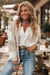Pink Leopard Striped Western Casual Shirt
