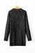 Robe de pull en vrac en tricot de câble à café