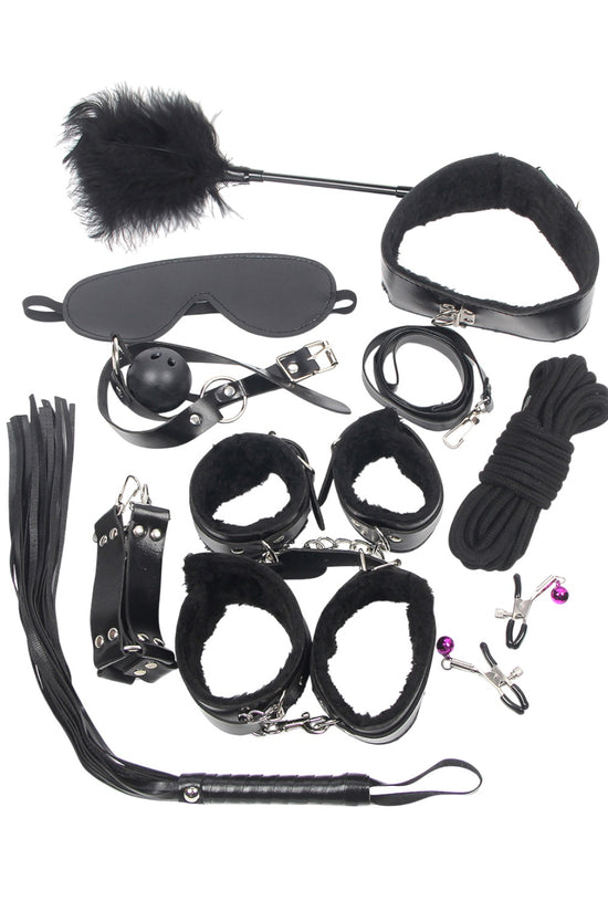 Black Leather Bondage Adult Sexy Toys Sm Sexy Product