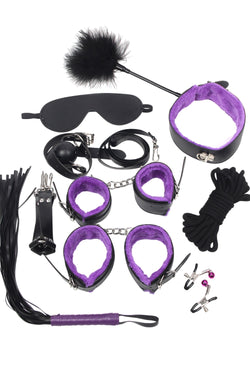 Purple Leather Bondage Adult Sexy Toys Sm Sexy Product