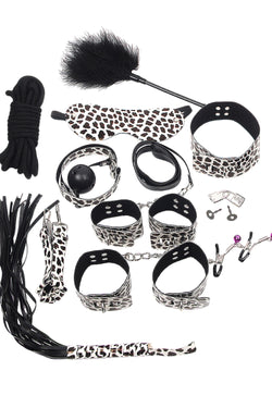 Leopard Leather Bondage Adult Sexy Toys Sm Sexy Product