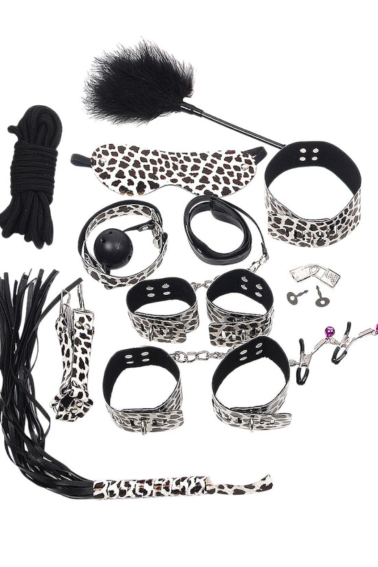 Leopard Leather Bondage Adult Sexy Toys Sm Sexy Product