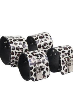 Leopard Leather Bondage Adult Sexy Toys Sm Sexy Product