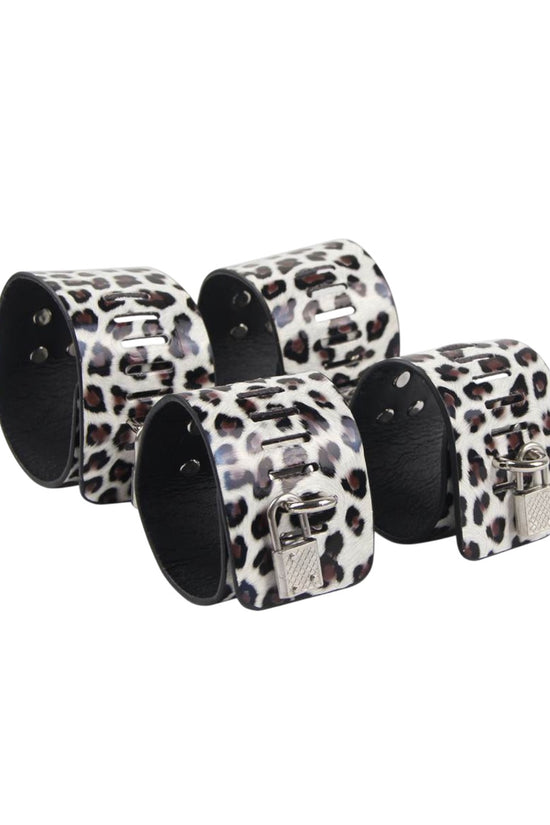 Leopard Leather Bondage Adult Sexy Toys Sm Sexy Product