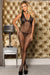 Fishnet Black Sheer Open Crotch Bodystocking