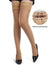 Nude Sexy Lace Pearlescent Stockings With Silicone Straps