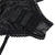 Black or Blue Deluxe Satin Lace Stitching Teddy