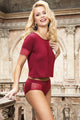 Stretchy Modal Casual Sleepwear Two-piece set