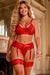 Bura de lidecedor de bondage negro o rojo