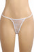 White Eyelash Lace Sexy Push Up Suspenders Nightdress
