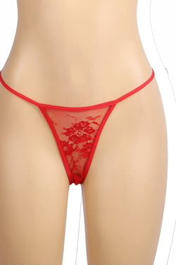 Red Eyelash Lace Sexy Push Up Suspenders Nightdress