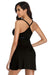 Sexy Modal Lace Deep V Neck Suspender Nightdress