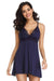 Sexy Modal Lace Deep V Neck Suspender Nightdress