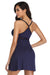 Sexy Modal Lace Deep V Neck Suspender Nightdress