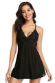 Sexy Modal Lace Backless Nightdress