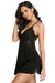 Sexy Modal Lace Backless Nightdress