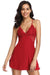 Sexy Modal Lace Backless Nightdress