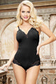 Sexy Modal Lace Crotchless Bodysuit
