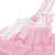 Pink Sexy Lace Ruffled Suspender Nightdress