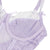 Purple Sexy Lace Ruffled Suspender Nightdress