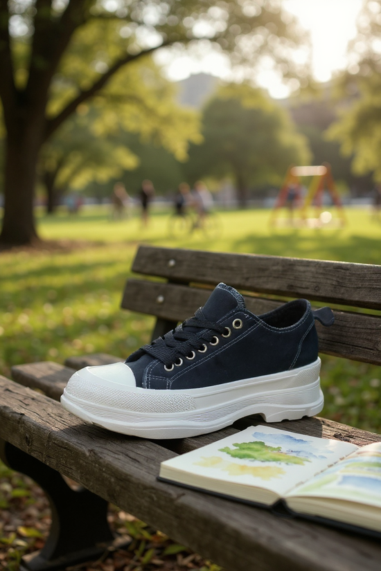 Scarpe in tela a blocchi di colore leopardo multicolore