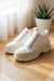 Scarpe in tela a blocchi di colore leopardo multicolore
