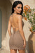 🤎 SAHARA DÉSIR – The sculpting crochet dress with sun-kissed allure